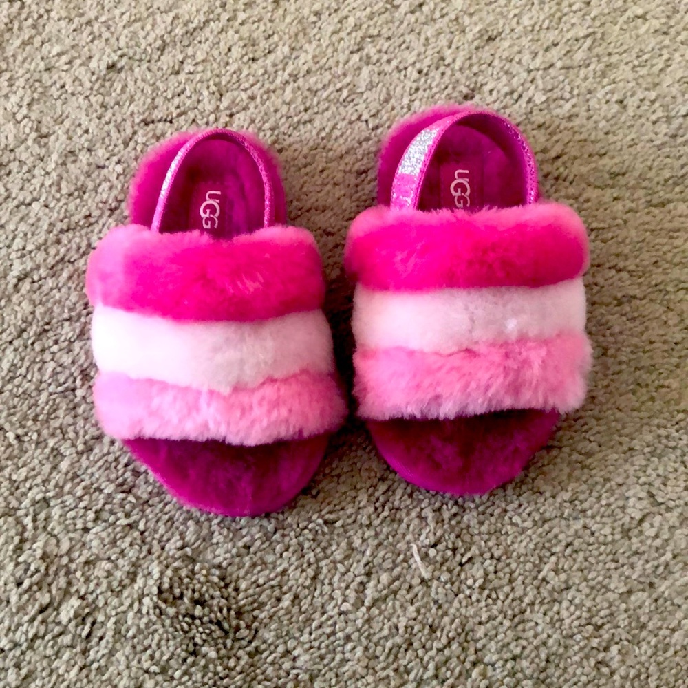 Ugg Toddler Girl Fluff Yeah Slide Sandals